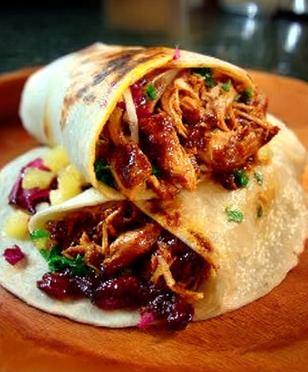 Hawaiian BBQ Chicken Wraps image 2