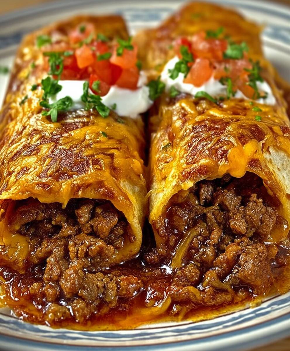 Beef and Cheese Chimichangas image 2
