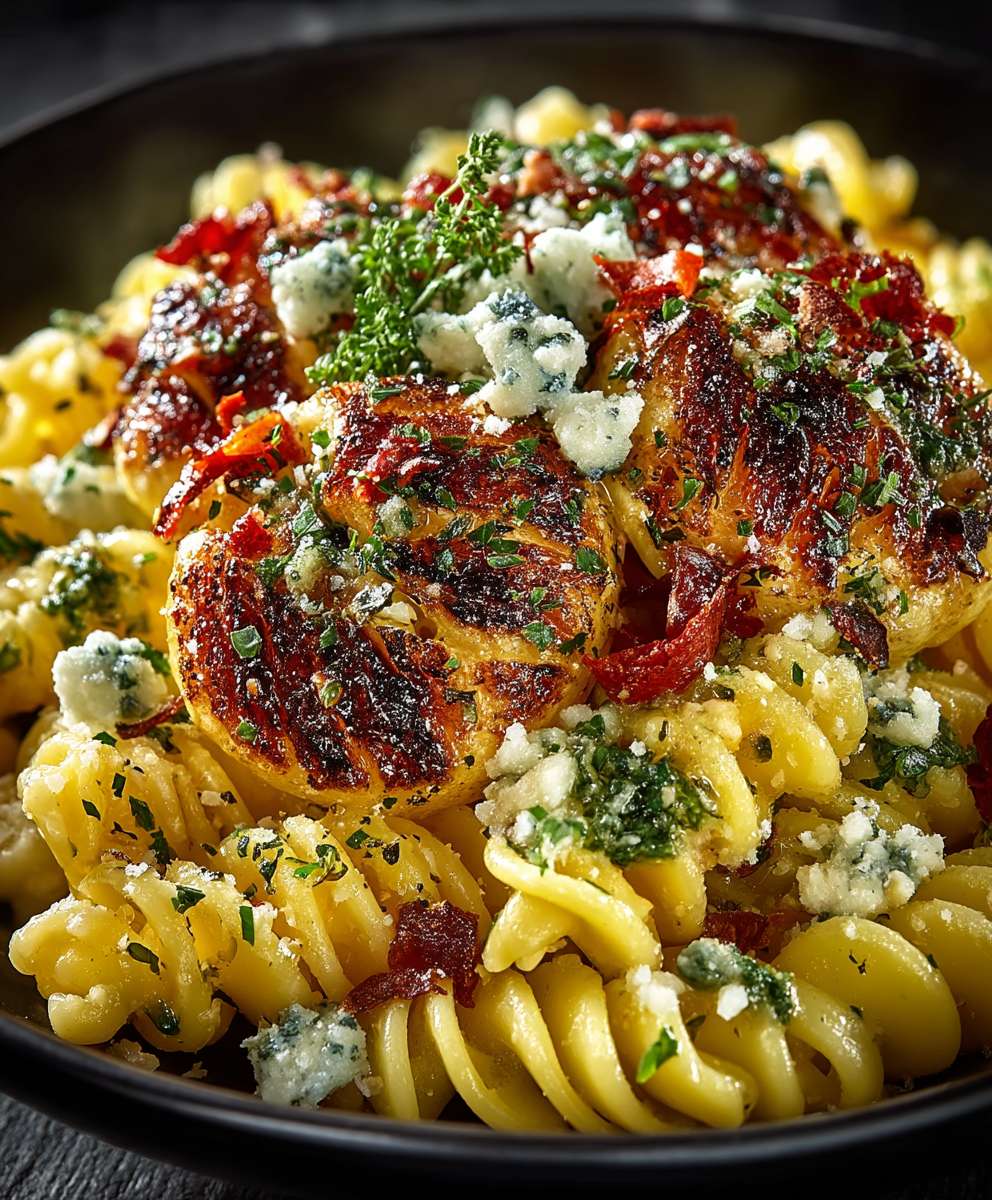 High Protein Garlic Parmesan Pasta Bowls | Quick Meal Prep image 2